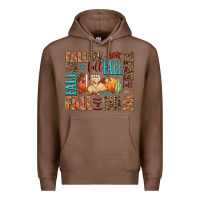 Chestnut fall fall  amd pumpkins Premium Hoodie - AdoDesignShop