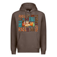 Coffee fall fall  amd pumpkins Premium Hoodie - AdoDesignShop
