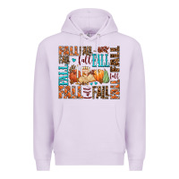Lilac fall fall  amd pumpkins Premium Hoodie - AdoDesignShop