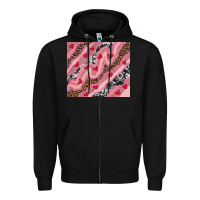 Black valentines day pinky Zipper Hoodie - RanaPortraitStore