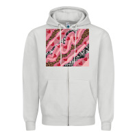 Dove Grey valentines day pinky Zipper Hoodie - RanaPortraitStore