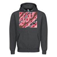 Smoke valentines day pinky Zipper Hoodie - RanaPortraitStore