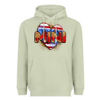 Matcha American mini heart Heavyweight Hoodie - Zillion Design Studio
