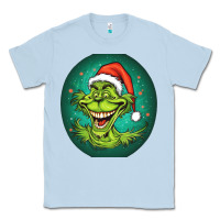 Dusty Blue Grinch Classic Tee - Unal Design
