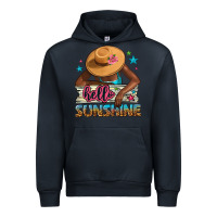 Navy Hello sunshine Urban Hoodie - NancyCooperArtShop