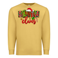 Antique Gold Christmas santa claus Premium Sweatshirt - FaDigitalArtStudio