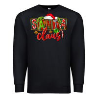 Black Christmas santa claus Premium Sweatshirt - FaDigitalArtStudio