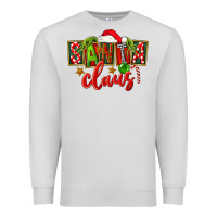 Dove Grey Christmas santa claus Premium Sweatshirt - FaDigitalArtStudio