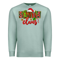 Seafoam Christmas santa claus Premium Sweatshirt - FaDigitalArtStudio