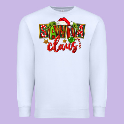 Christmas Santa Claus Premium Sweatshirt Designed By Fadigitalartstudio