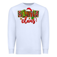 White Christmas santa claus Premium Sweatshirt - FaDigitalArtStudio