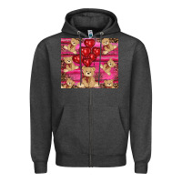 Charcoal Heather valentines day teddy bear tumbler Zipper Hoodie - RanaPortraitStore