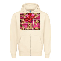 Sandshell valentines day teddy bear tumbler Zipper Hoodie - RanaPortraitStore