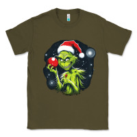 Army Green Grinch Classic Tee - Unal Design