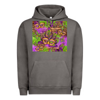 Pigment Tornado mardi gras carnival masks and fleur de lis Urban Hoodie - Jasminsmagicworld