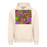 Sandshell mardi gras carnival masks and fleur de lis Urban Hoodie - Jasminsmagicworld