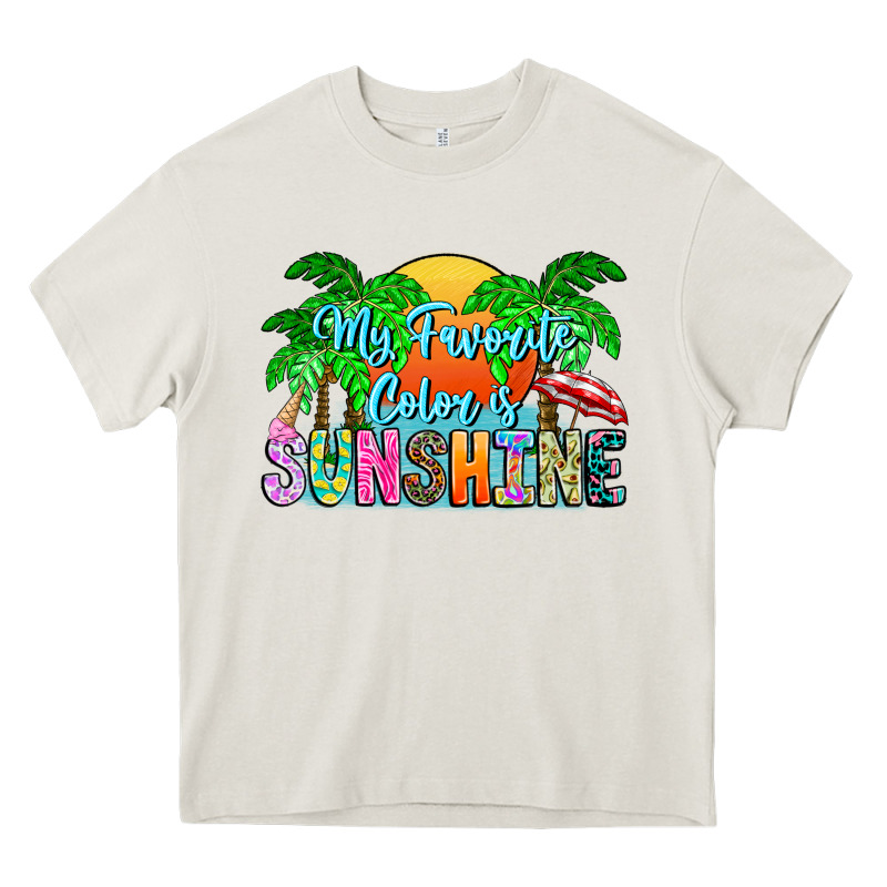 My Favorite Coloris Sunshine Heavy Core Tee by CowhideDigitalArt | Teevron
