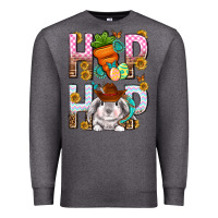 Charcoal Heather Western Hip hop Bunny Premium Sweatshirt - Neo Western