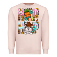 Pale Pink Western Hip hop Bunny Premium Sweatshirt - Neo Western