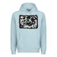 Blue Mist cowhide background Premium Hoodie - AdoDesignShop