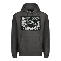 Charcoal Heather cowhide background Premium Hoodie - AdoDesignShop