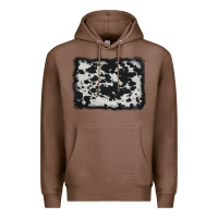 Chestnut cowhide background Premium Hoodie - AdoDesignShop