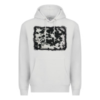 Dove Grey cowhide background Premium Hoodie - AdoDesignShop