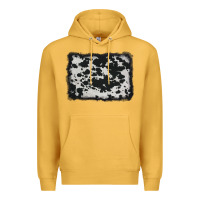 Mustard cowhide background Premium Hoodie - AdoDesignShop