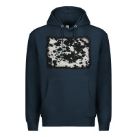 Navy cowhide background Premium Hoodie - AdoDesignShop