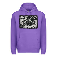 Purple cowhide background Premium Hoodie - AdoDesignShop
