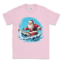 Bubblegum Pink happy santa Classic Tee - Unal Design
