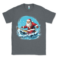 Charcoal Heather happy santa Classic Tee - Unal Design