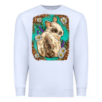 White Western Rabbit Premium Sweatshirt - Neo Western