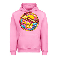 Fuchsia Pink Here comes the sun Urban Hoodie - NancyCooperArtShop