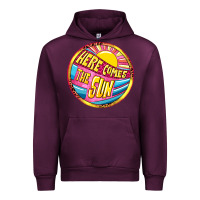 Mauve Wine Here comes the sun Urban Hoodie - NancyCooperArtShop