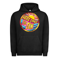 Pigment Black Here comes the sun Urban Hoodie - NancyCooperArtShop