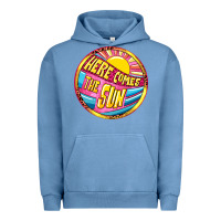 Pigment Pebble Blue Here comes the sun Urban Hoodie - NancyCooperArtShop
