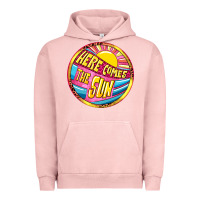 Pigment Salmon Here comes the sun Urban Hoodie - NancyCooperArtShop