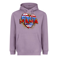 Lavender American mama heart Heavyweight Hoodie - Zillion Design Studio