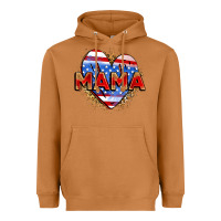 Meerkat American mama heart Heavyweight Hoodie - Zillion Design Studio