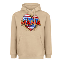 Mushroom American mama heart Heavyweight Hoodie - Zillion Design Studio