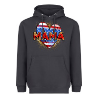 Smoke American mama heart Heavyweight Hoodie - Zillion Design Studio