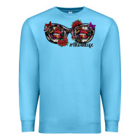 Ocean Blue momlife Premium Sweatshirt - SublimationCraftShop