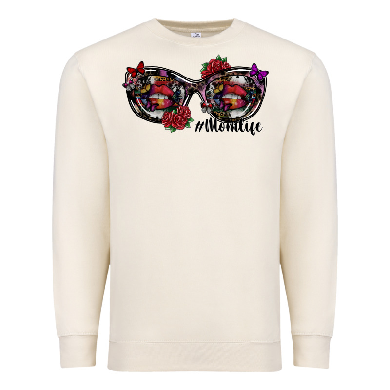 Momlife Premium Sweatshirt by SublimationCraftShop | Teevron