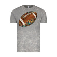 Cloud Rock western football leopard turquoise pattern Vintage Tee - Artiststas