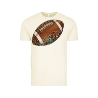 Vintage Arctic western football leopard turquoise pattern Vintage Tee - Artiststas