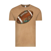 Vintage Camel western football leopard turquoise pattern Vintage Tee - Artiststas