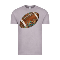 Vintage Zinc western football leopard turquoise pattern Vintage Tee - Artiststas