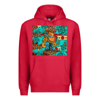 Cardinal cowboy boots with turquoise and aztec Premium Hoodie - Artiststas