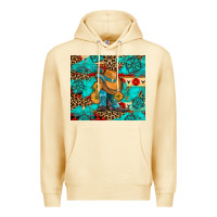 Pina Colada cowboy boots with turquoise and aztec Premium Hoodie - Artiststas